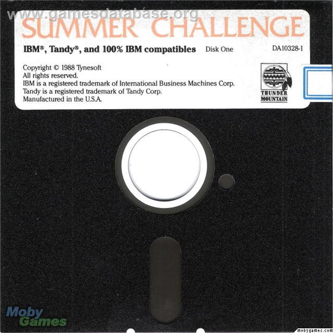 Summer Challenge - Microsoft DOS - Artwork - Disc
