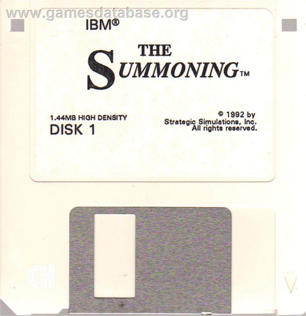 Summoning, The - Microsoft DOS - Artwork - Disc