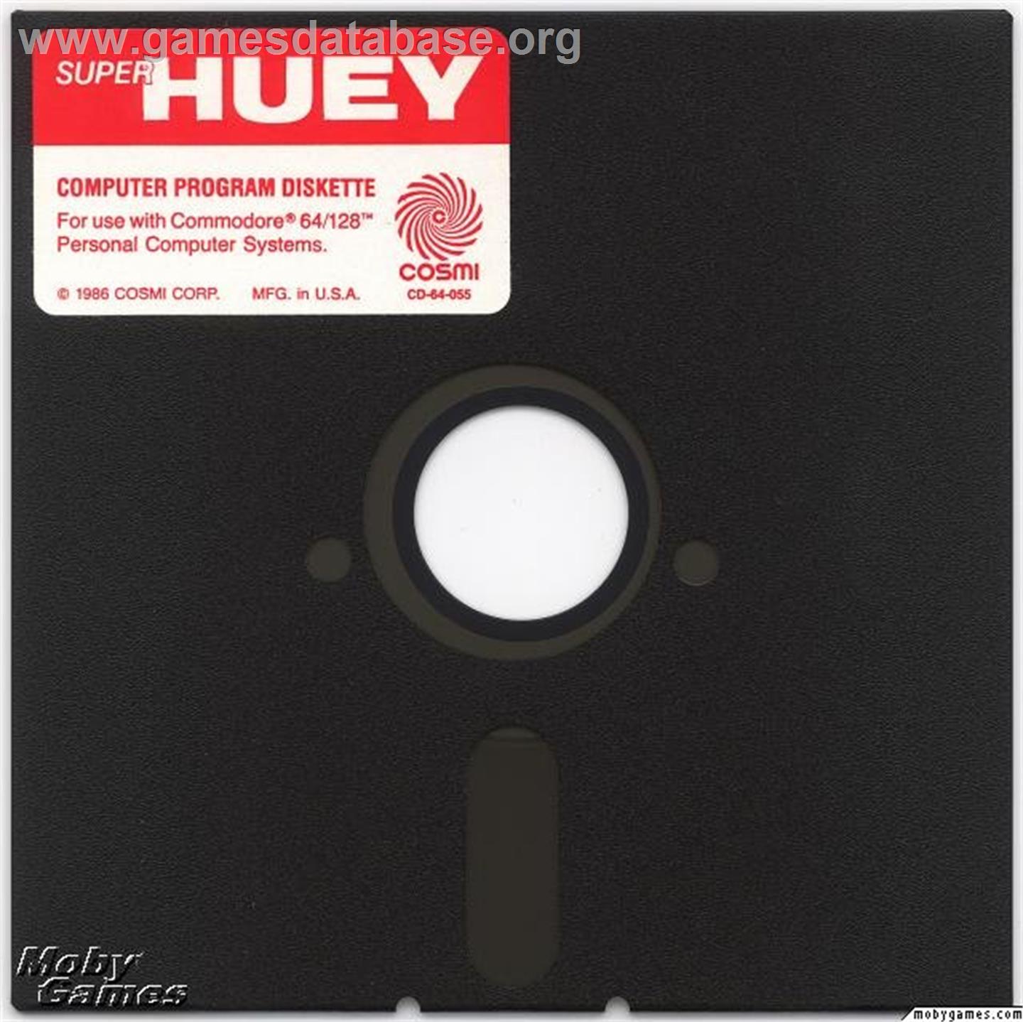Super Huey UH-IX - Microsoft DOS - Artwork - Disc