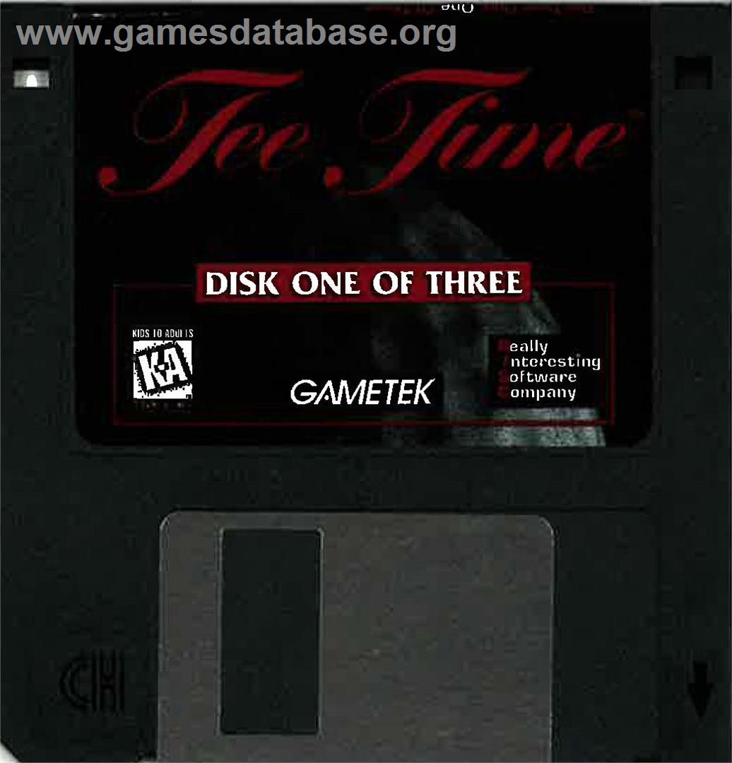Tee Time - Microsoft DOS - Artwork - Disc