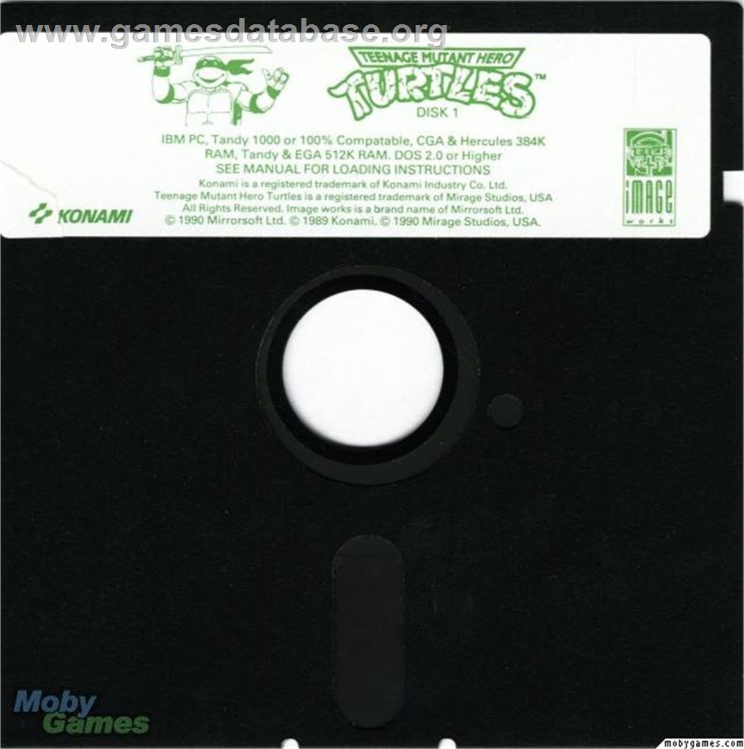 Teenage Mutant Ninja Turtles - Microsoft DOS - Artwork - Disc