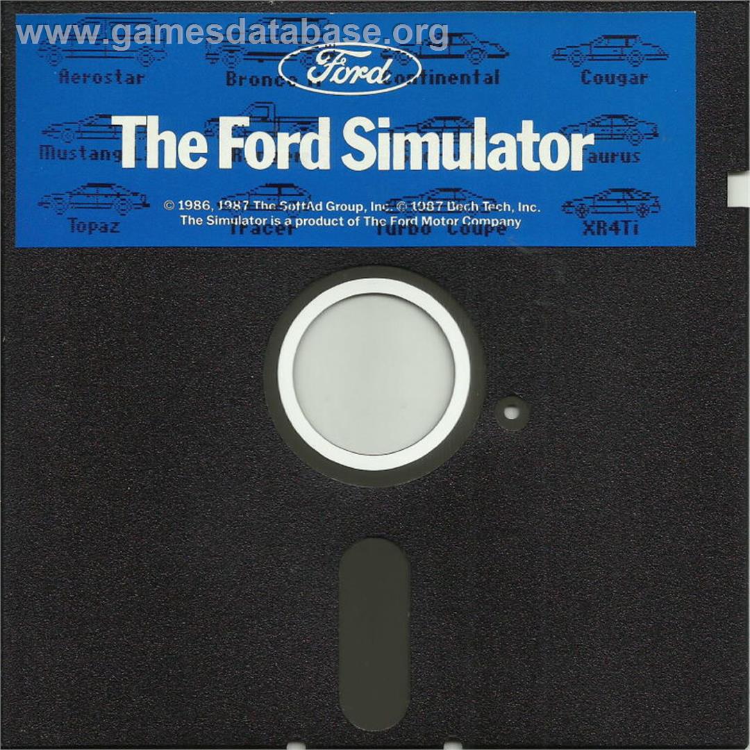 The Ford Simulator - Microsoft DOS - Artwork - Disc
