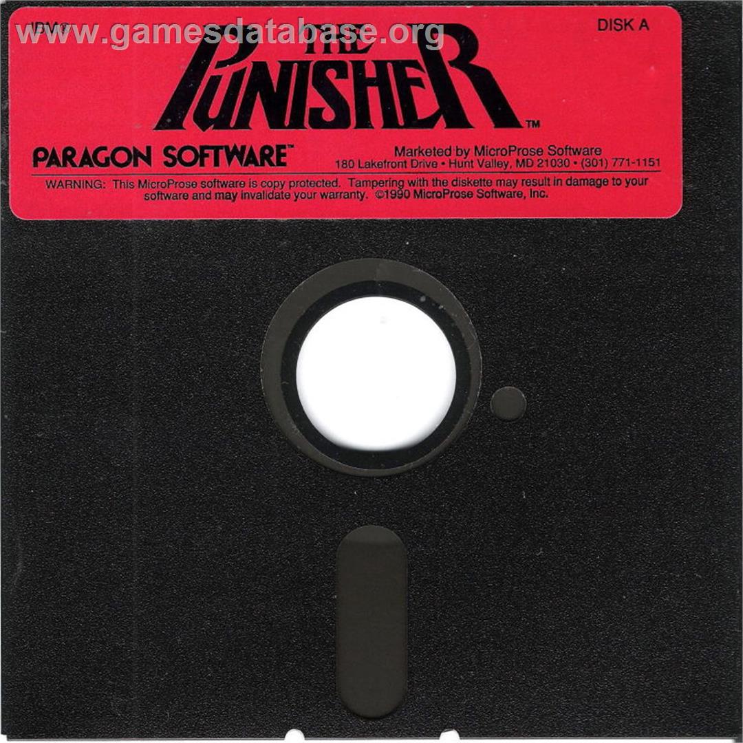 The Punisher - Microsoft DOS - Artwork - Disc