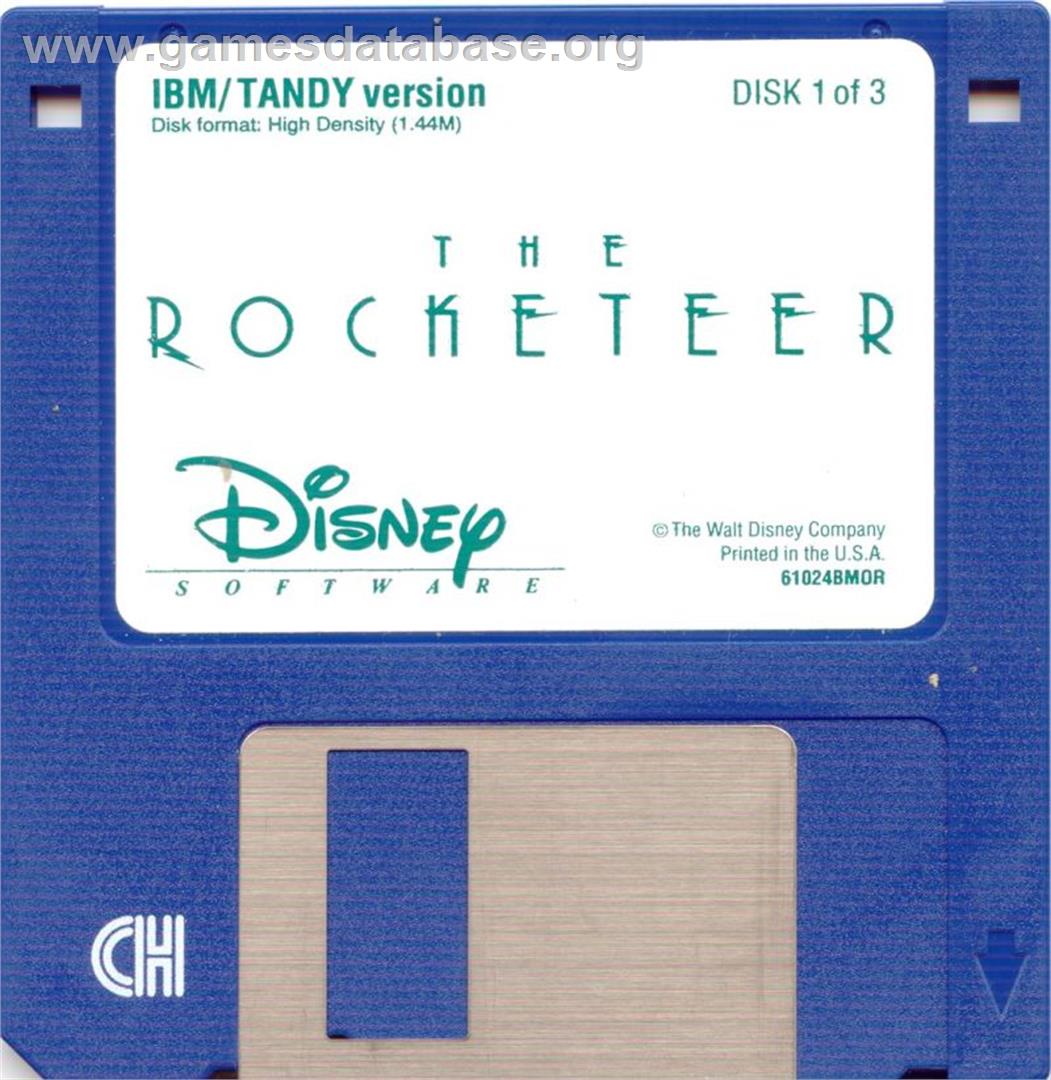 The Rocketeer - Microsoft DOS - Artwork - Disc