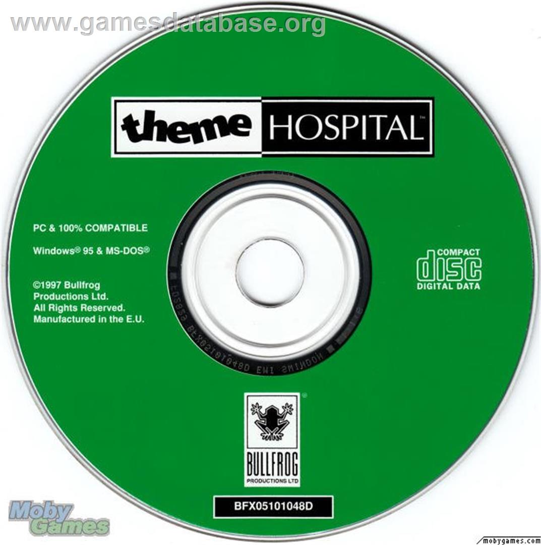 Theme Hospital - Microsoft DOS - Artwork - Disc