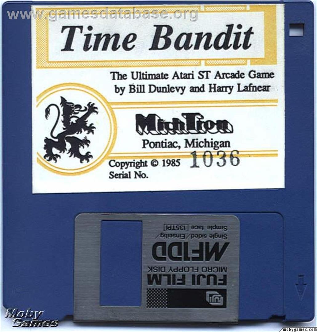 Time Bandit - Microsoft DOS - Artwork - Disc