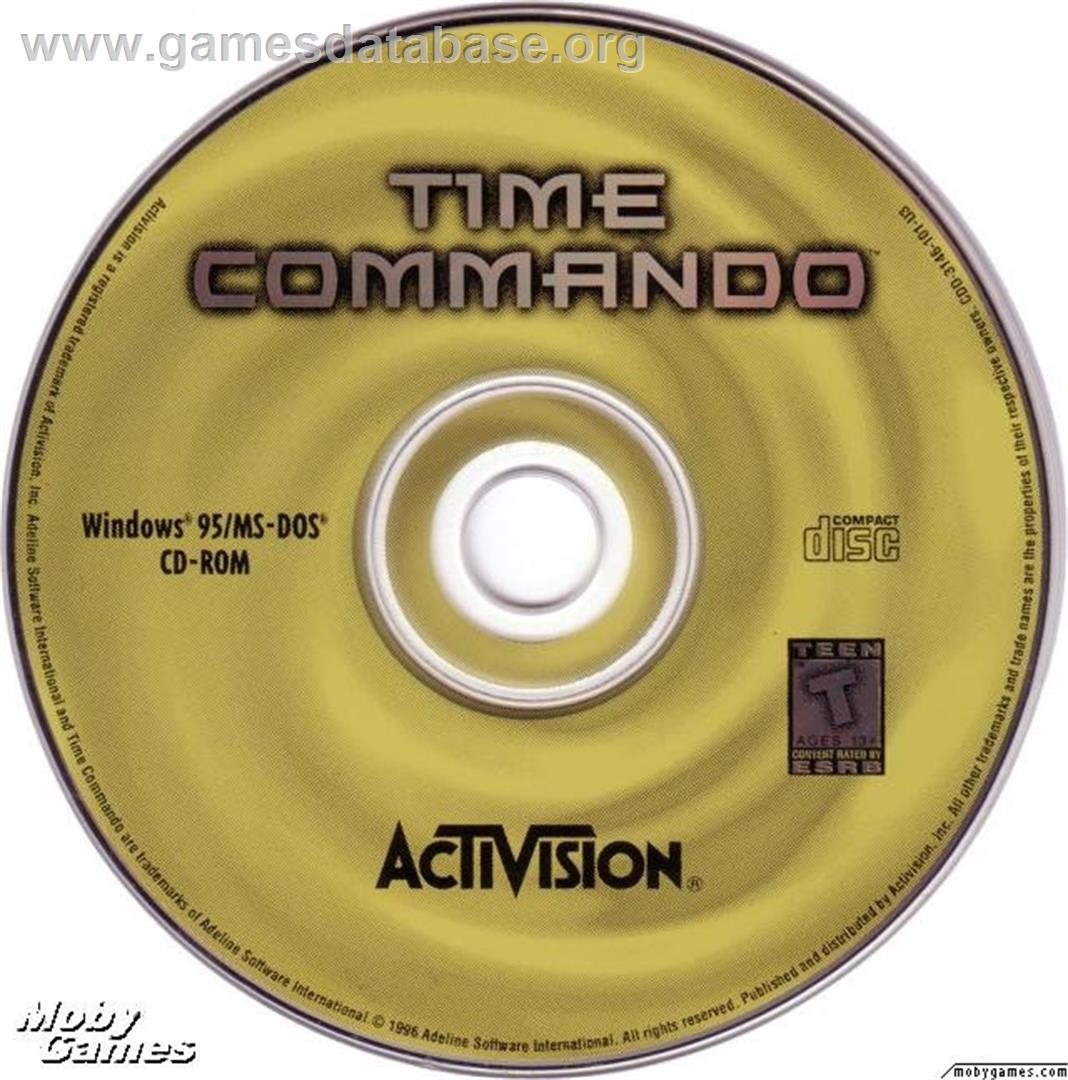 Time Commando - Microsoft DOS - Artwork - Disc