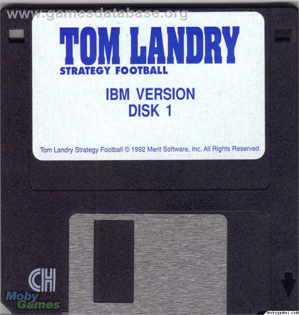Tom Landry Strategy Football - Microsoft DOS - Artwork - Disc
