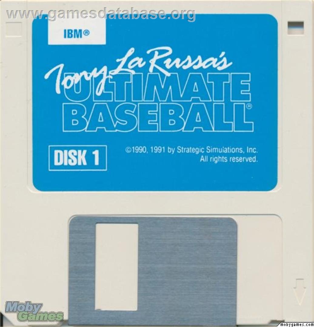 Tony La Russa's Ultimate Baseball - Microsoft DOS - Artwork - Disc