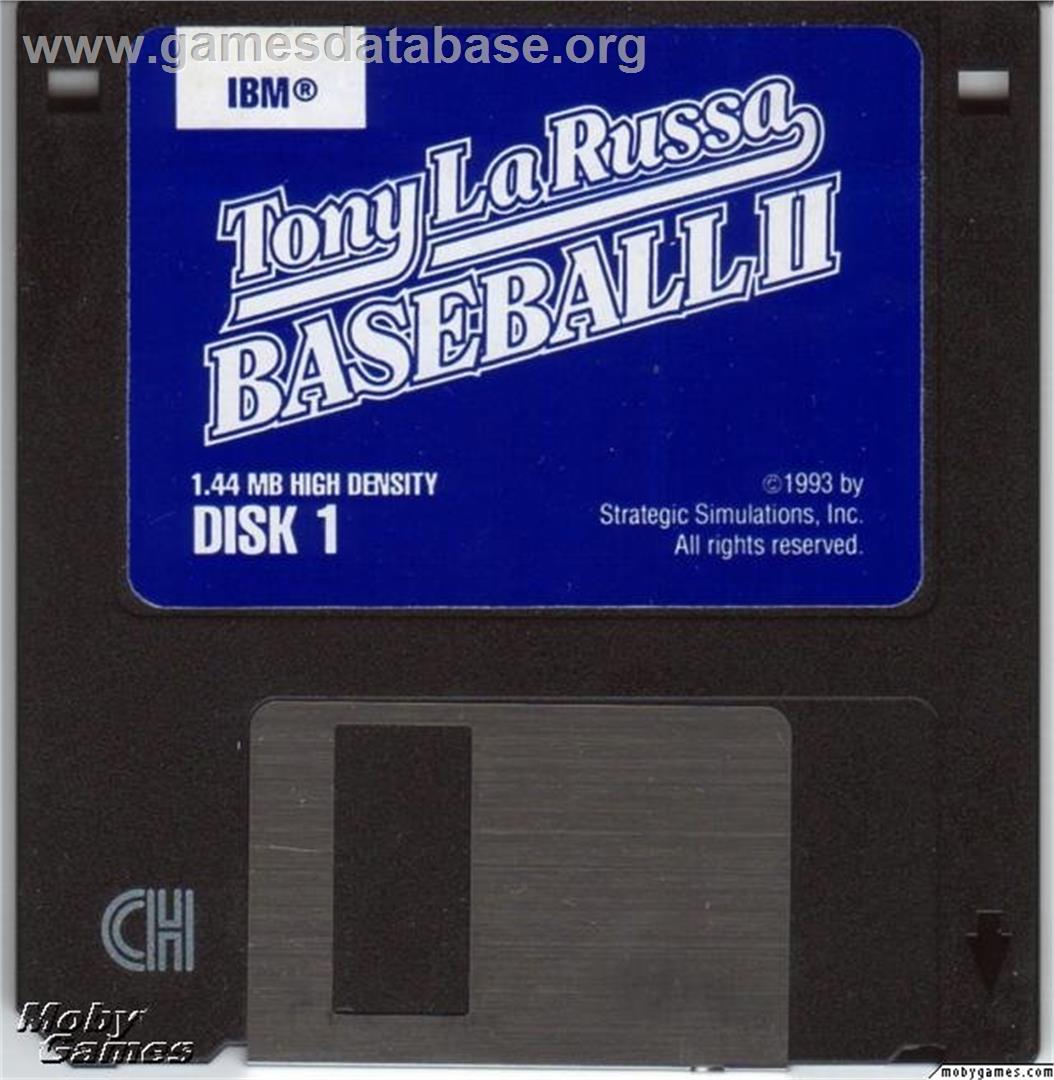 Tony La Russa Baseball 2 - Microsoft DOS - Artwork - Disc