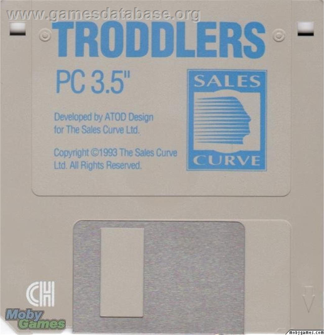 Troddlers - Microsoft DOS - Artwork - Disc