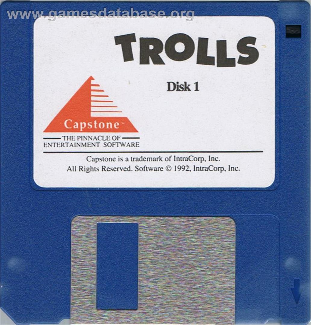 Trolls - Microsoft DOS - Artwork - Disc
