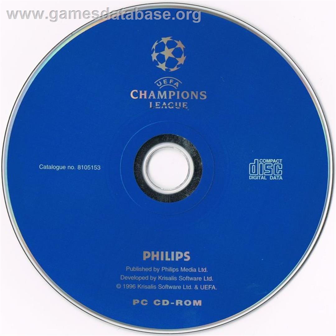 UEFA Champions League 1996/97 - Microsoft DOS - Artwork - Disc
