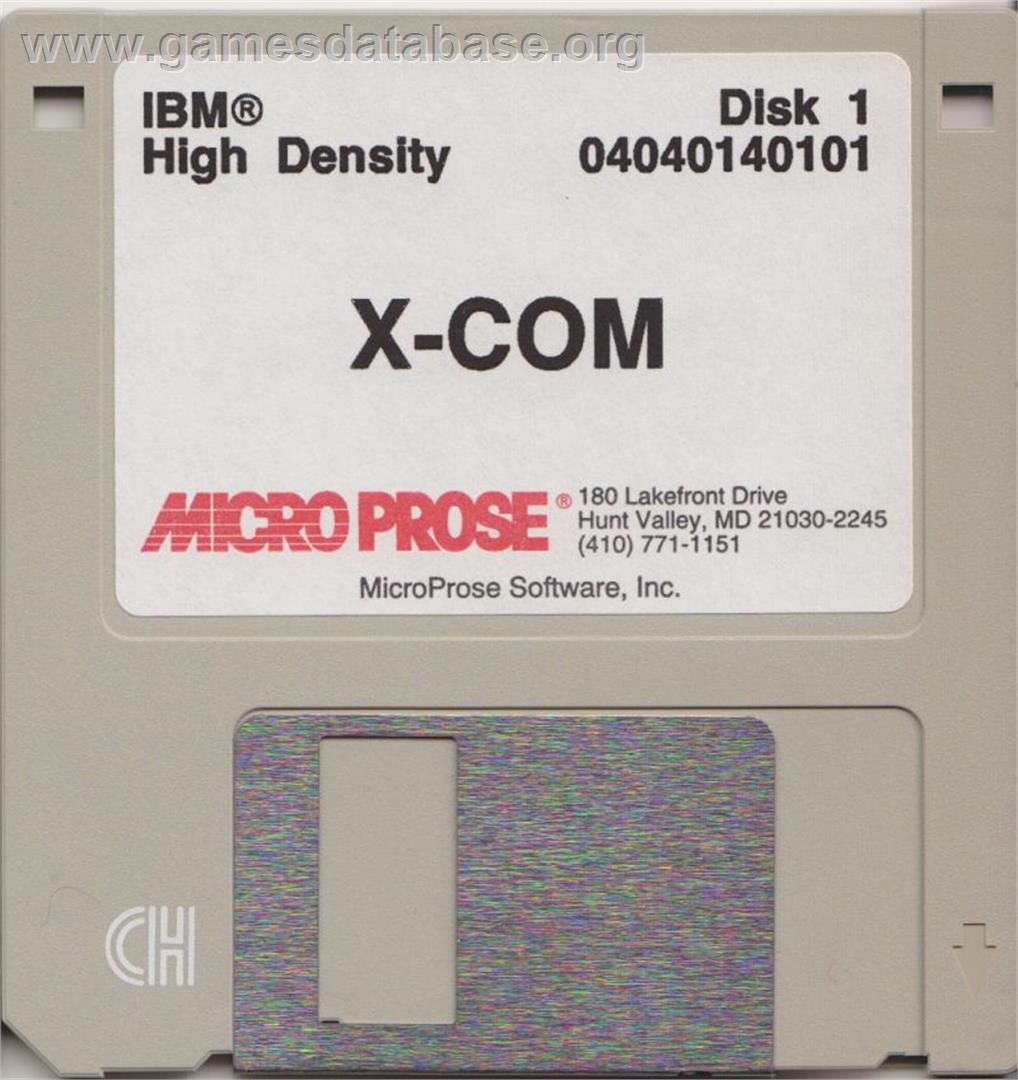UFO - Enemy Unknown - Microsoft DOS - Artwork - Disc