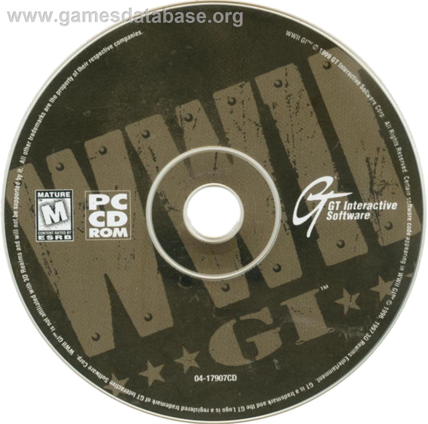 WWII GI - Microsoft DOS - Artwork - Disc
