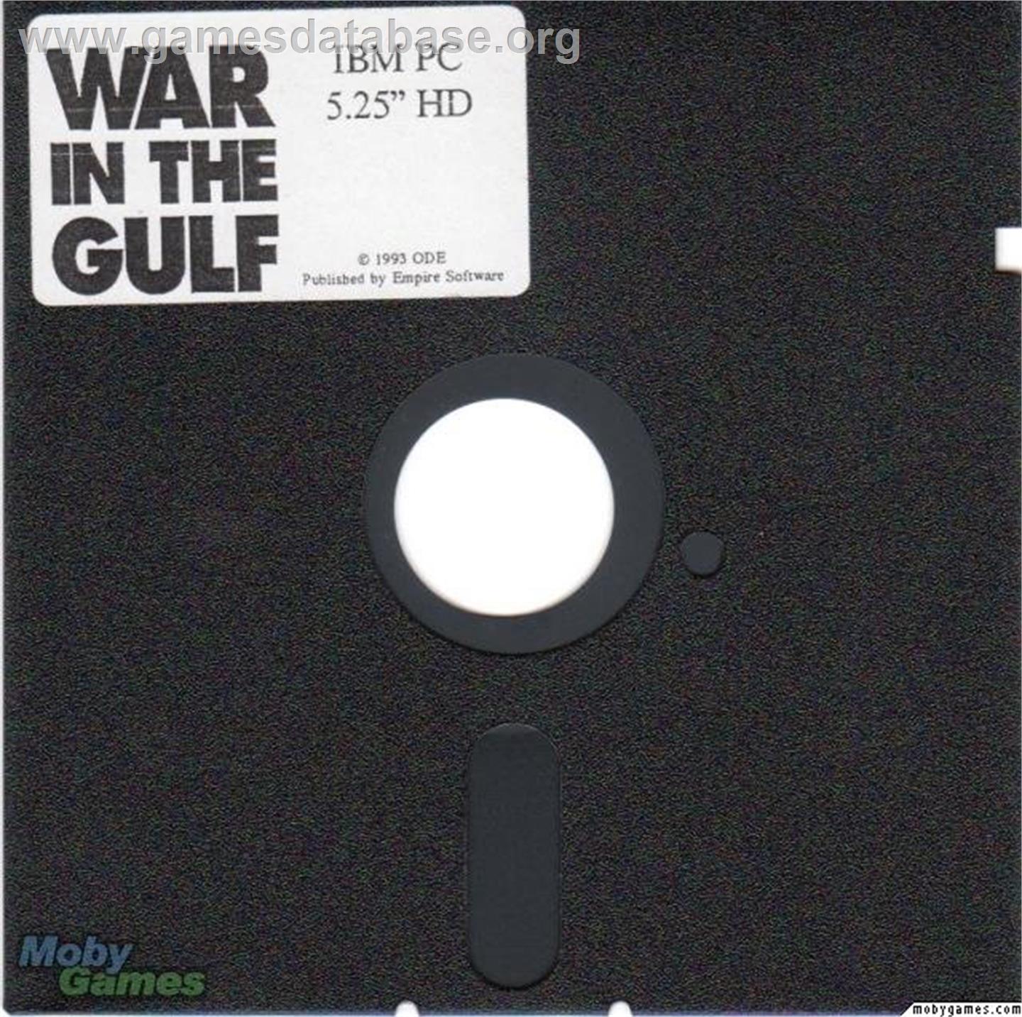 War In The Gulf - Microsoft DOS - Artwork - Disc