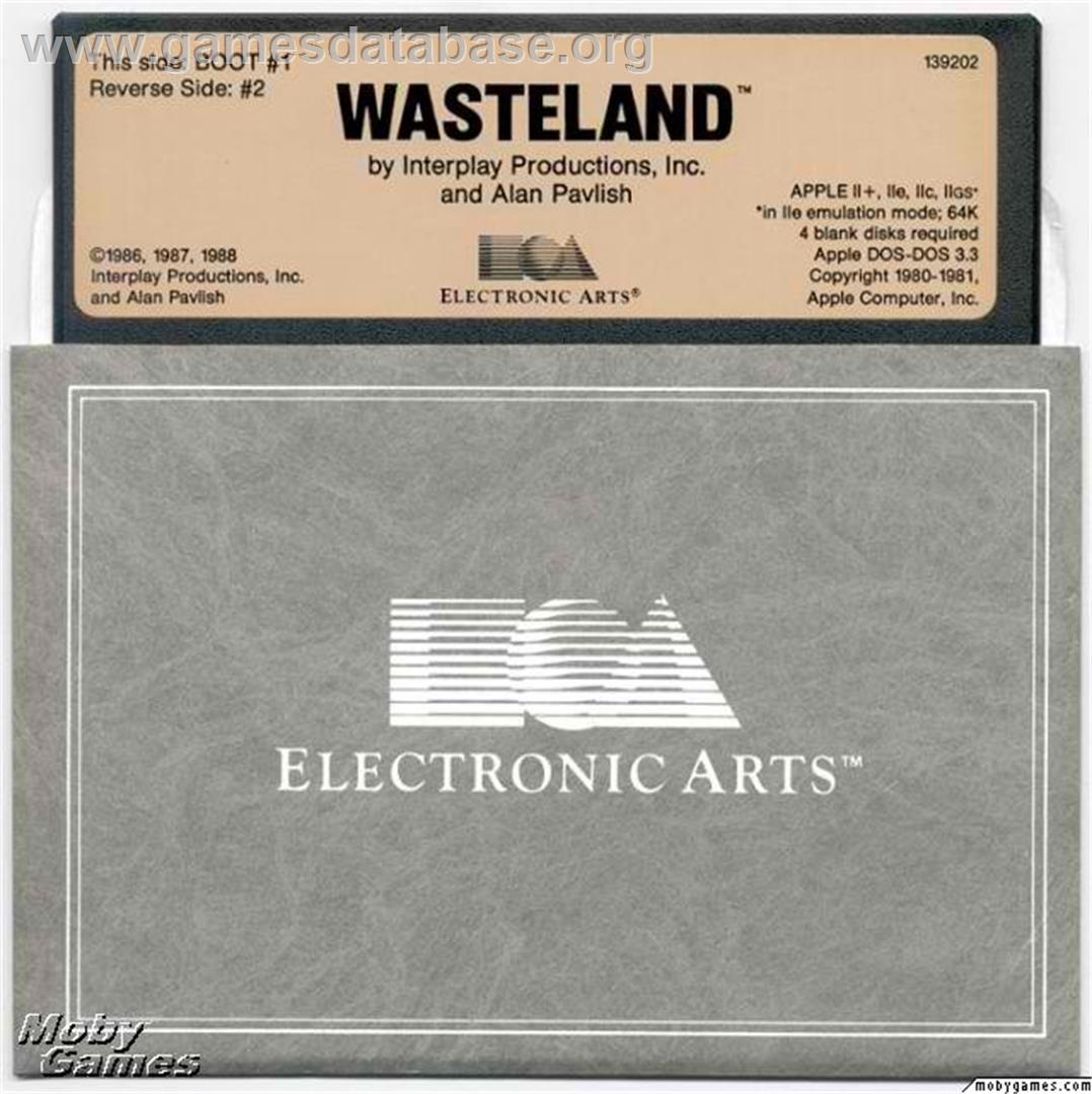 Wasteland - Microsoft DOS - Artwork - Disc