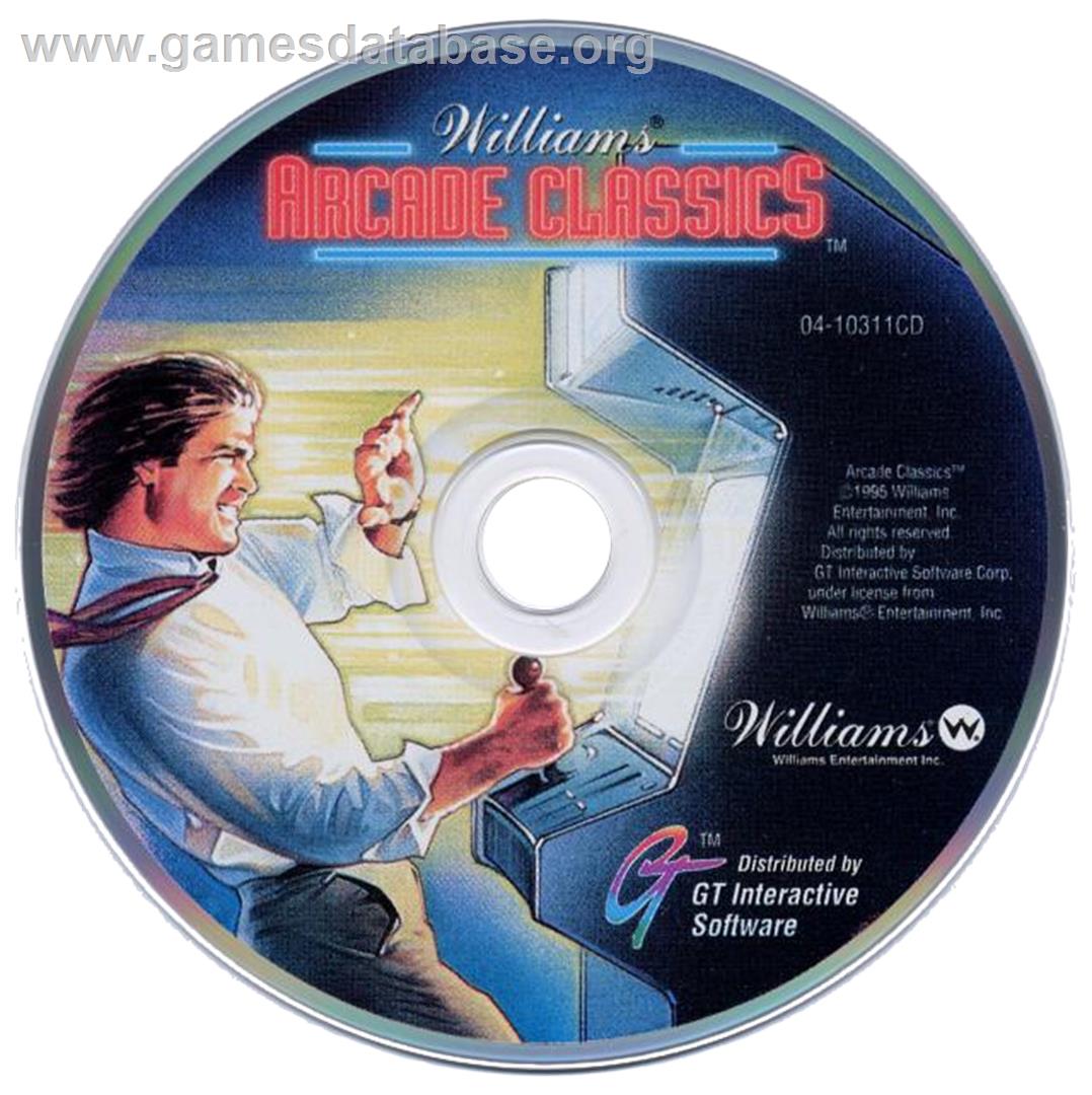 Williams Arcade Classics - Microsoft DOS - Artwork - Disc