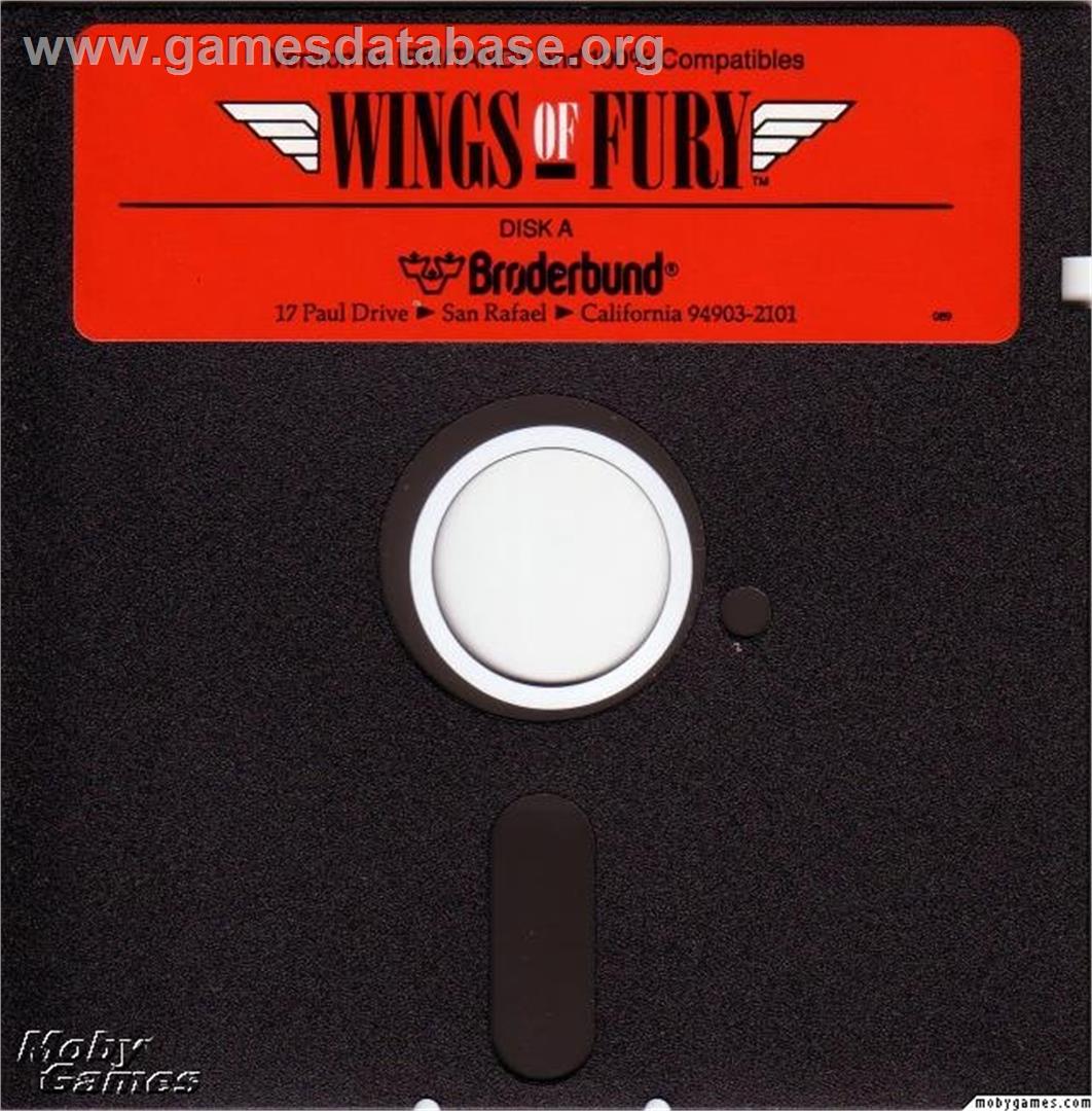 Wings Of Fury - Microsoft DOS - Artwork - Disc