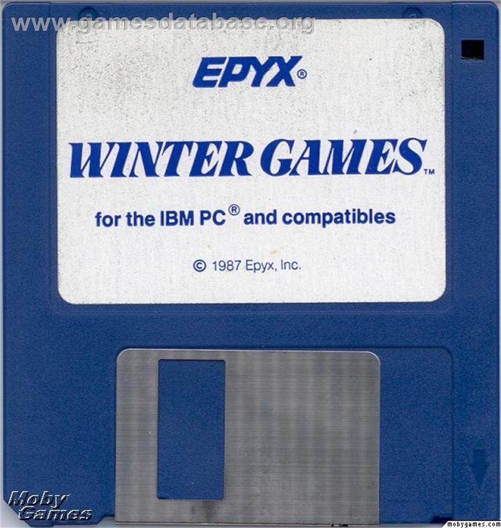 Winter Games - Microsoft DOS - Artwork - Disc
