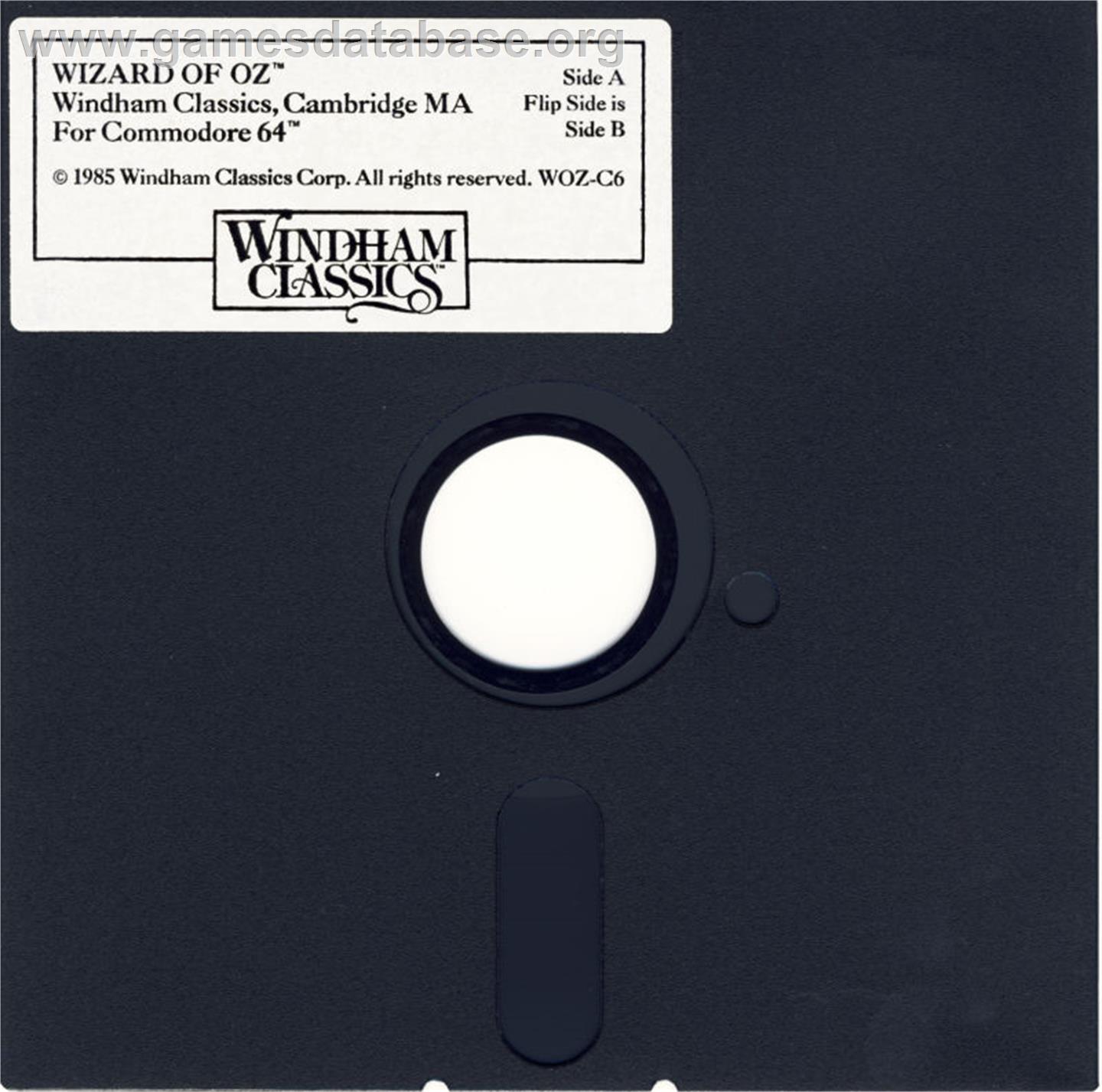 Wizard of Oz - Microsoft DOS - Artwork - Disc