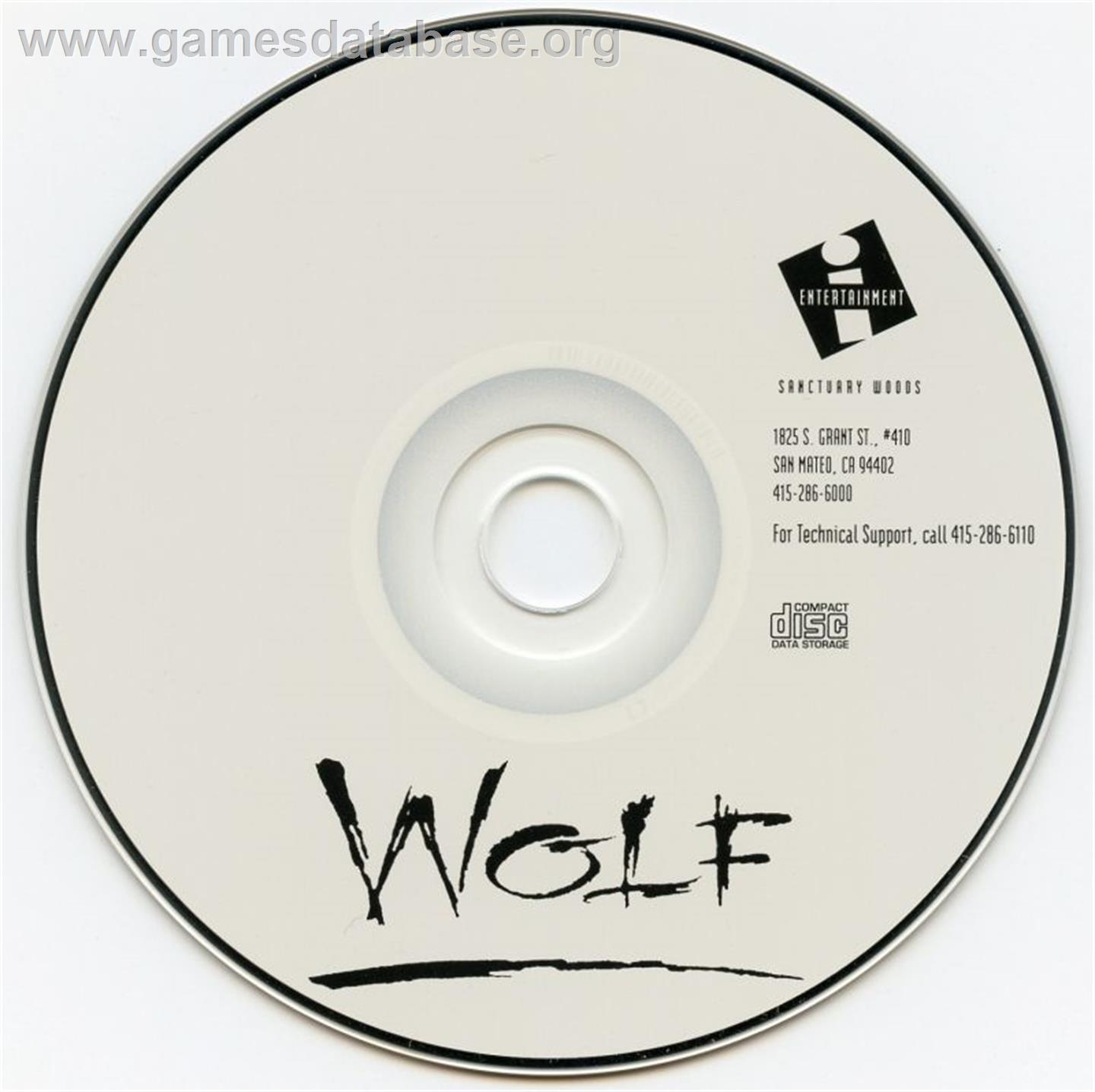 Wolf - The Simulation - Microsoft DOS - Artwork - Disc