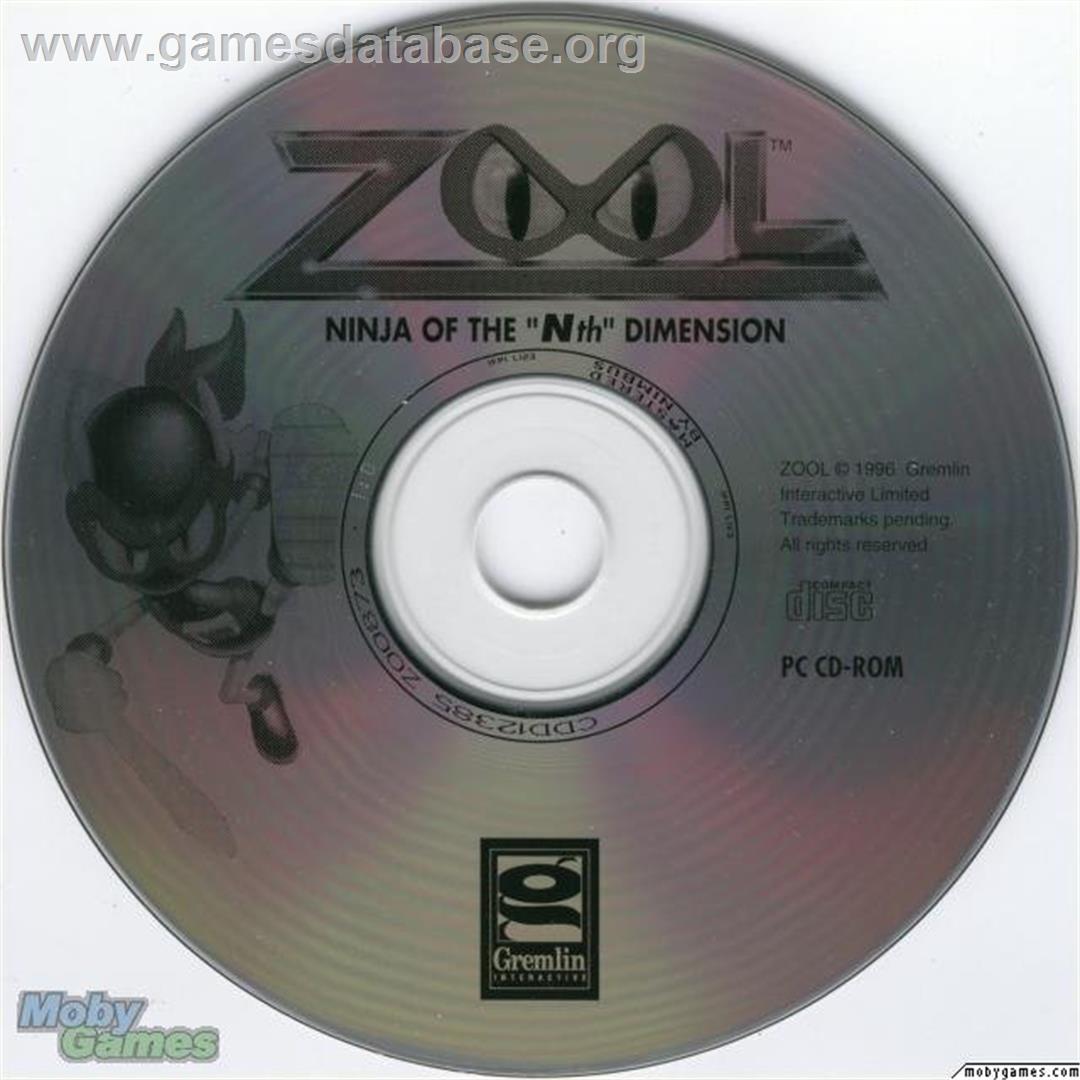 Zool - Microsoft DOS - Artwork - Disc