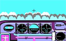 In game image of Ace of Aces on the Microsoft DOS.