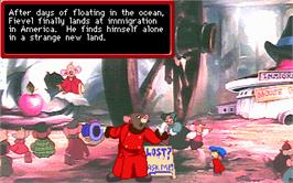 In game image of An American Tail - The Computer Adventures of Fievel and His Friends on the Microsoft DOS.