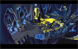 In game image of Batman Returns on the Microsoft DOS.