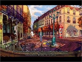 In game image of Broken Sword - The Shadow Of The Templars on the Microsoft DOS.