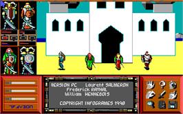 In game image of Drakkhen on the Microsoft DOS.