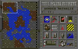 In game image of Full Metal Planete on the Microsoft DOS.