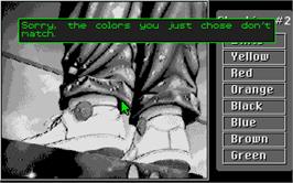 In game image of Future Wars - Adventures in Time on the Microsoft DOS.