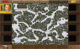 In game image of Jagged Alliance - Deadly Games on the Microsoft DOS.