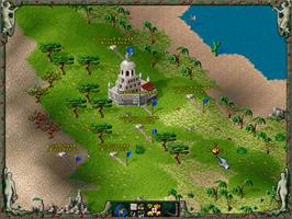 In game image of Settlers 2, The - Gold Edition on the Microsoft DOS.