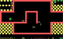 In game image of Shamus on the Microsoft DOS.