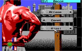 In game image of Sinbad And The Throne Of The Falcon on the Microsoft DOS.