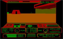 In game image of Space Station Oblivion on the Microsoft DOS.