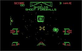 In game image of Star Wars on the Microsoft DOS.