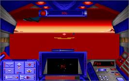 In game image of Stellar 7 on the Microsoft DOS.