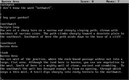 In game image of Zork 3 - The Dungeon Master on the Microsoft DOS.