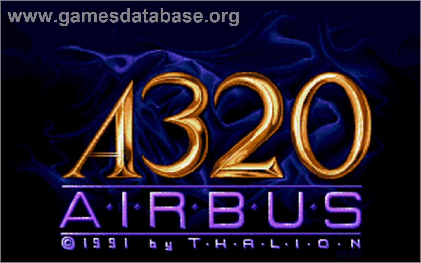 A320 Airbus - Microsoft DOS - Artwork - In Game