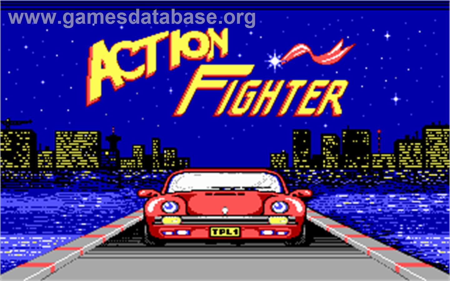 Action Fighter - Microsoft DOS - Artwork - In Game