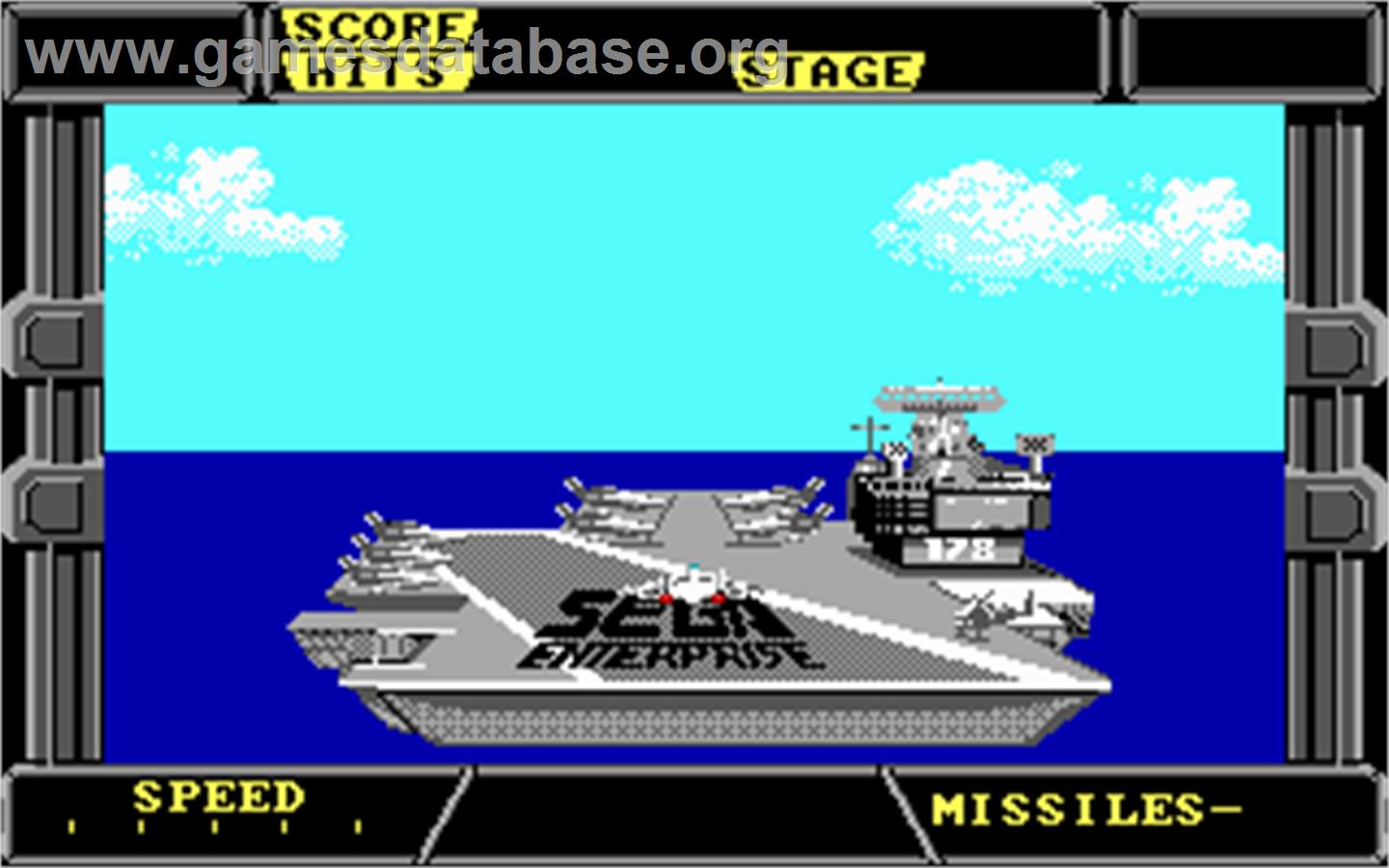 After Burner - Microsoft DOS - Artwork - In Game
