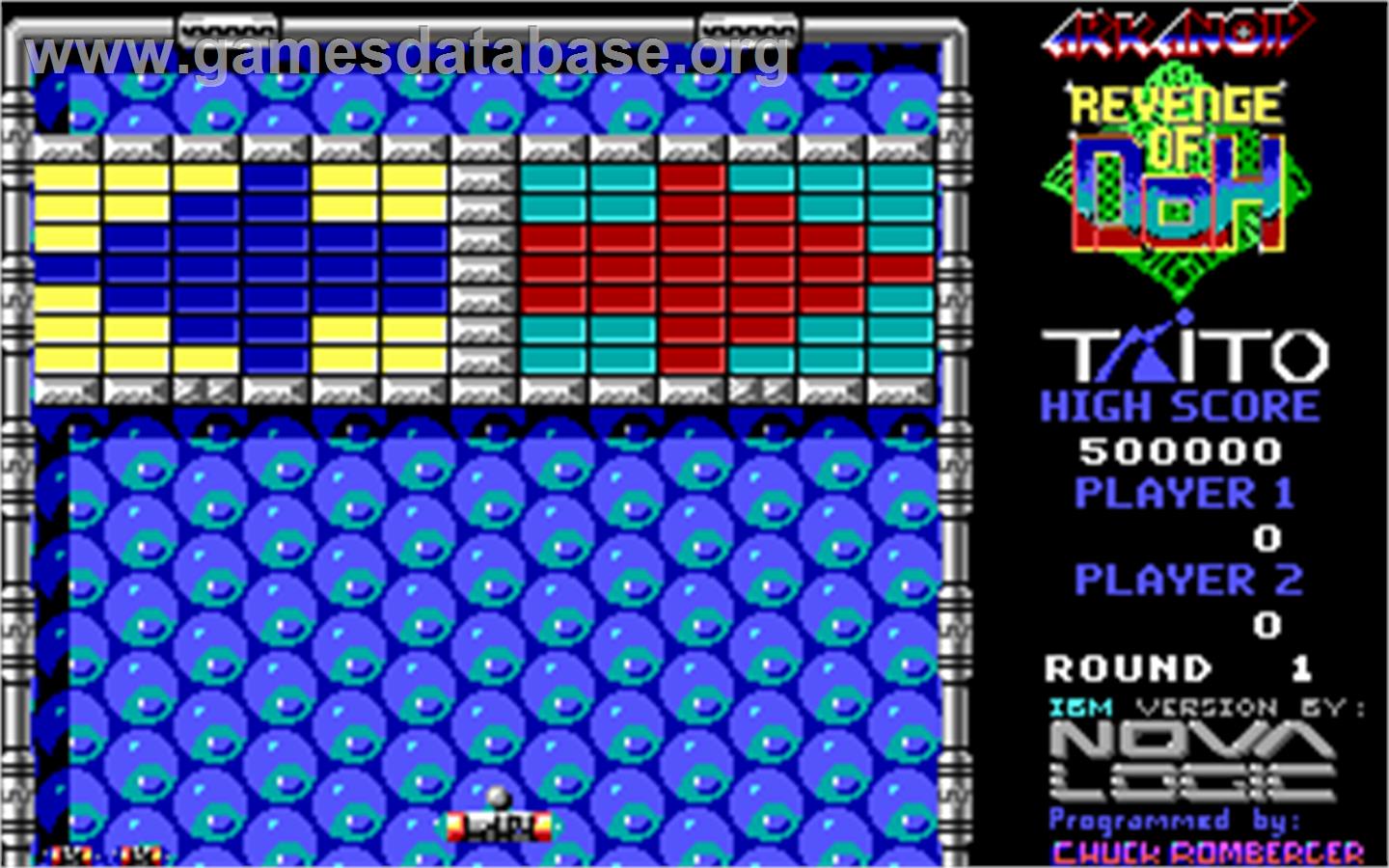 Arkanoid 2 - Revenge Of Doh - Microsoft DOS - Artwork - In Game