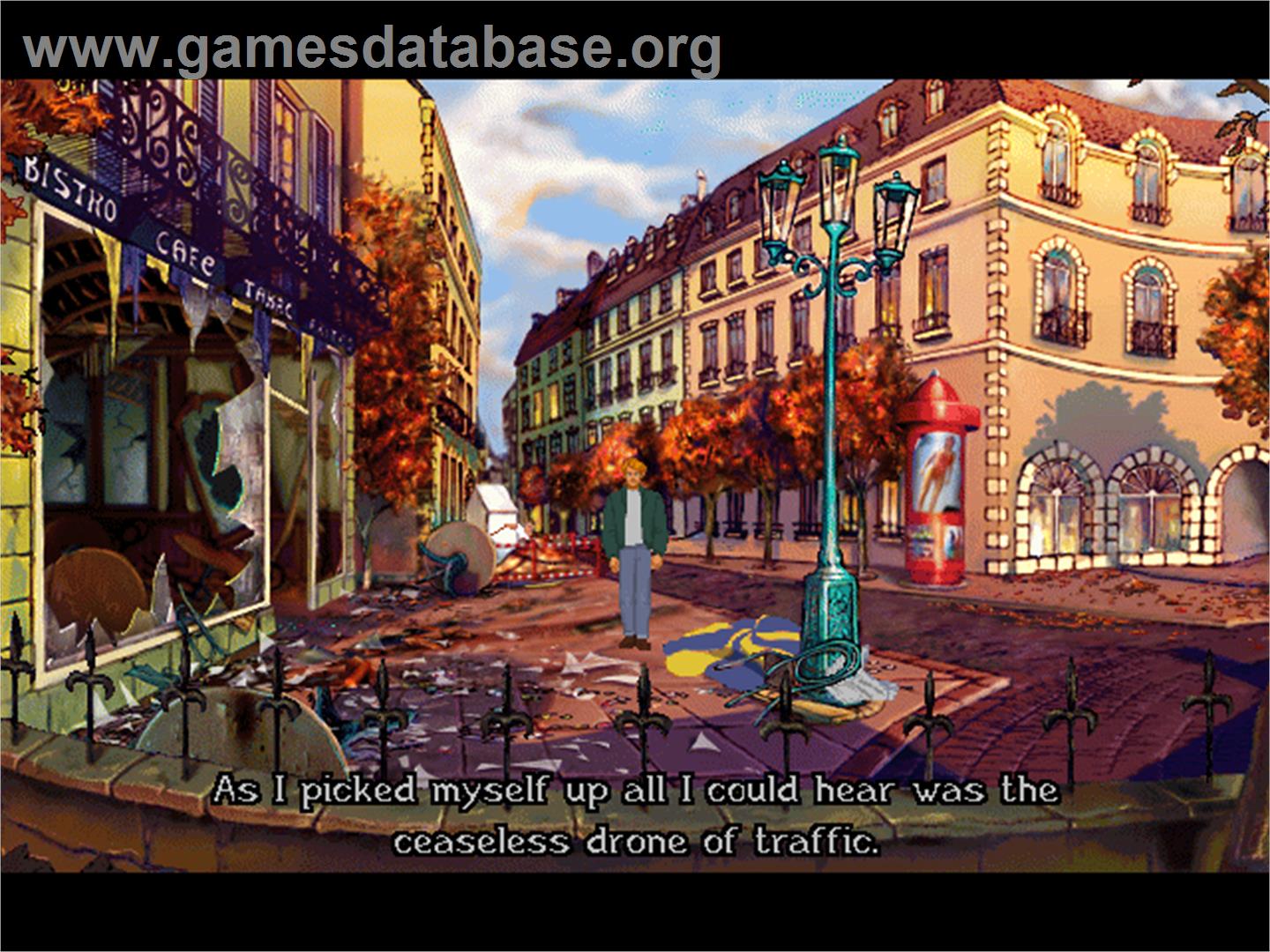 Broken Sword - The Shadow Of The Templars - Microsoft DOS - Artwork - In Game