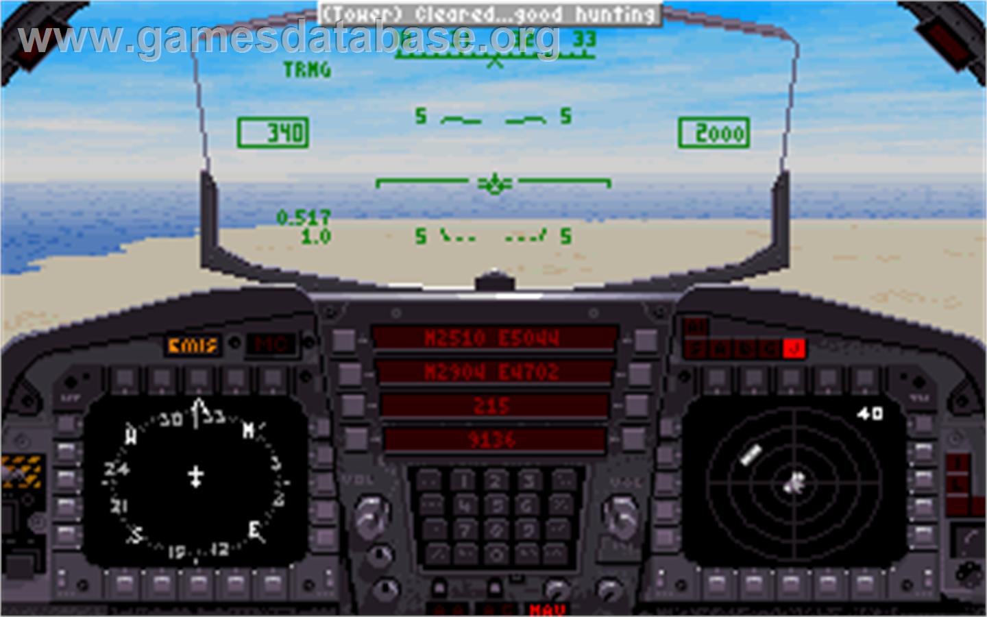 F-15 Strike Eagle 3 - Microsoft DOS - Artwork - In Game