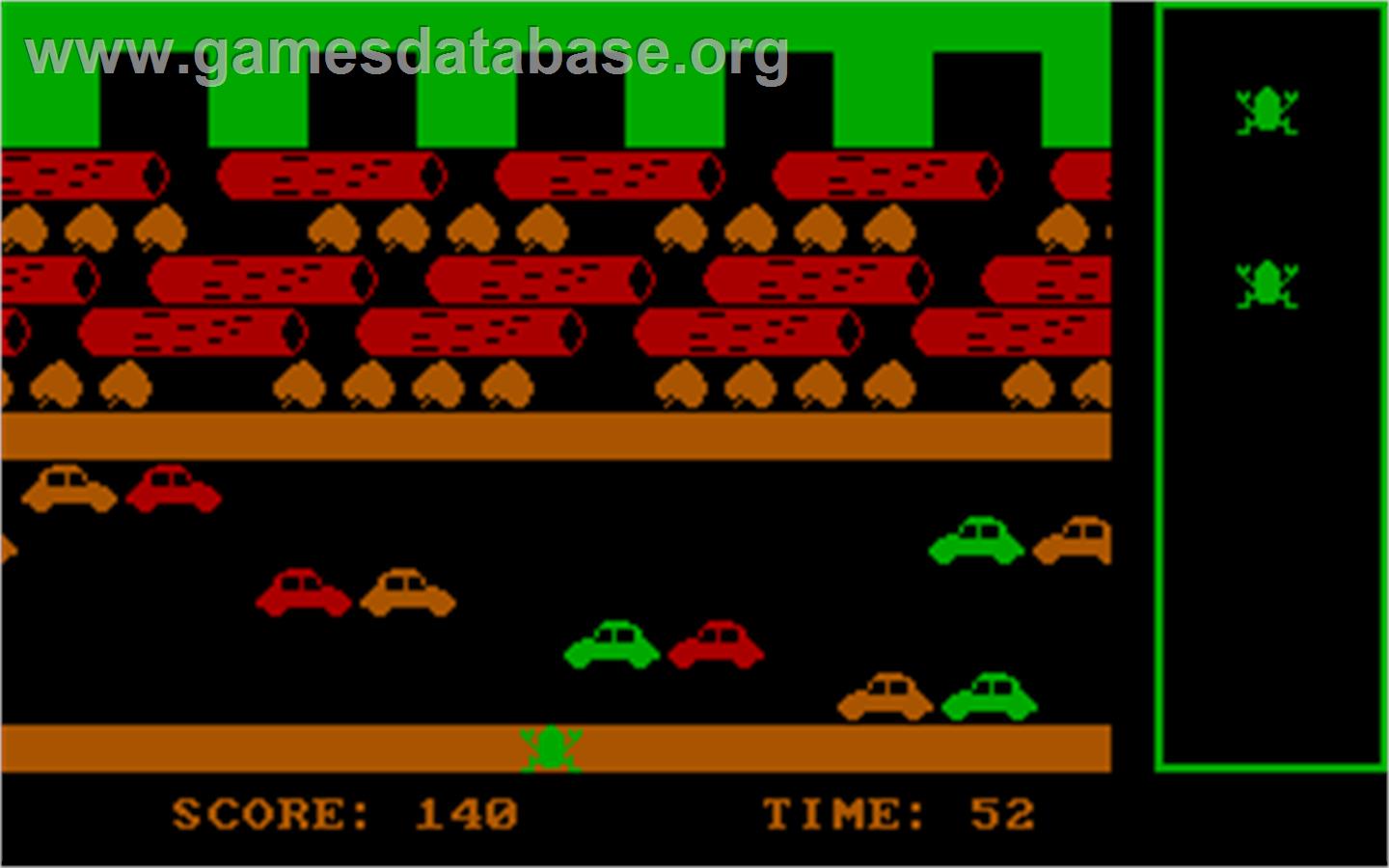 Frogger - Microsoft DOS - Artwork - In Game