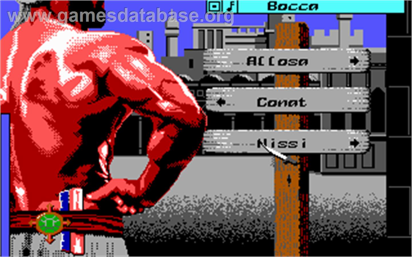 Sinbad and the Throne of the Falcon - Microsoft DOS - Artwork - In Game